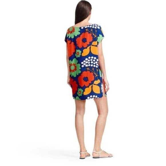 MARIMEKKO Maija KUKKATORI Mini Size XS DRESS Tunic SHIFT Retro MOD Target 70s - Picture 13 of 13